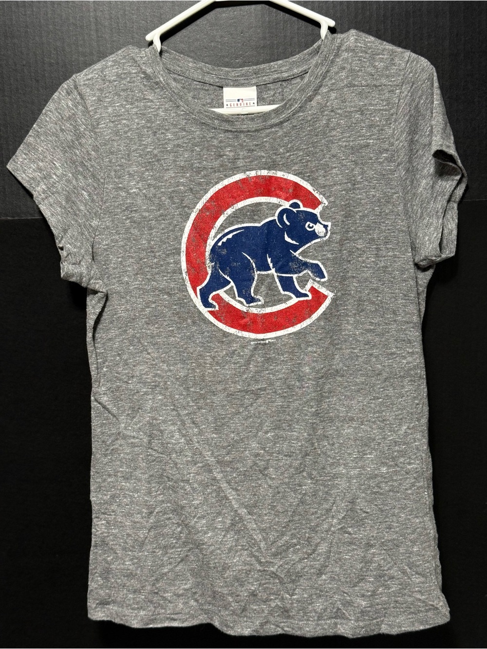 🪎 5th & Ocean Chicago Cubs MLB Graphic Tee Heather Grey XL